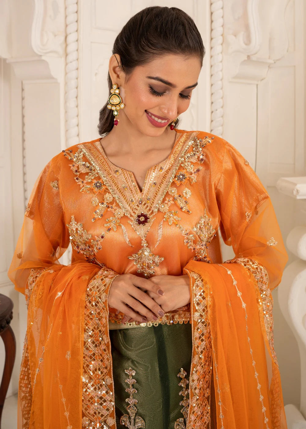 Autumn Jewels: Festive Attire in Rich Hues